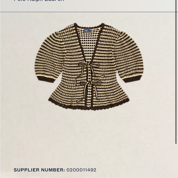 Amazing new with tags Ralph Lauren cardigan - Picture 7 of 8